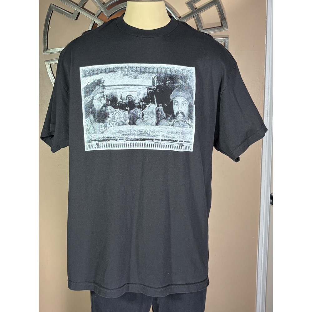 Alstyle Cheech and Chong Graphic T-Shirt Mens 2XL Black Short Sleeve Tee